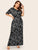 Plus Chain Print Maxi Dress