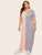 Plus Two Tone Maxi Dress