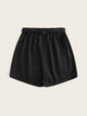 Plus Pocket Solid Shorts