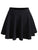 Plus Elastic Waist Solid Skirt