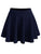 Plus Elastic Waist Solid Skirt