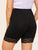 Plus Contrast Lace Shorts