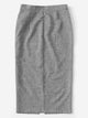 Plus Button Front Split Pencil Skirt