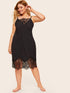 Plus Floral Lace Cami Dress