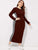  Plus Checked Panel Ringer Pencil Dress