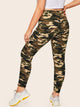 Plus Camo Print Leggings