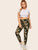 Plus Camo Print Leggings