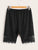 Plus Solid Eyelash Lace Hem Shorts