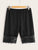 Plus Solid Eyelash Lace Hem Shorts