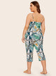 Plus Tropical Cami Pajama Set