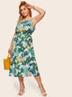 Plus Tropical Print Cami Dress