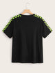 Plus Contrast Checkerboard Tee