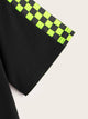 Plus Contrast Checkerboard Tee