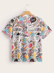 Plus Cartoon Print Tee