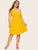  Plus Surplice Neck Solid Cami Dress