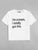 Plus Slogan Print Short Sleeve Tee