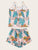 Plus Fruit & Plant Print Cami Pajama Set