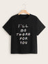 Plus Slogan Print Tee