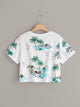 Plus Flamingo & Coconut Trees Print Tee