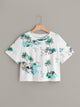Plus Flamingo & Coconut Trees Print Tee