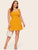 Plus Zip Back Frill Ruffle Hem Dress