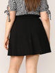 SHEIN Plus Paperbag Waist Button Up Skirt