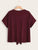Plus Tie Front Slogan Print Tee