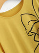 Plus Bow Print Tee