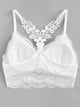 Plus Lace Panel Bra