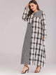 Plus Gingham Print Maxi Dress