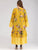 Plus Floral Print Flounce Sleeve Maxi Dress