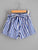 Plus Roll Trim Striped Self Tie Shorts