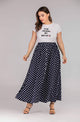 Plus Polka Dot Skirt