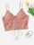 Plus Lace Grommet Lace Up Bra