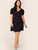  Plus Cherry Print Backless Dress
