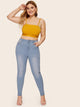 Plus Washed Skinny Jeans