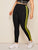 Plus Contrast Taped Side Skinny Leggings