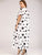 Plus Polka Dot Print Pocket Detail Maxi Dress