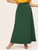 SHEIN Plus Solid Wide Waistband Maxi Skirt