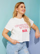 Plus Letter Print Tee