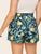 Plus Pineapple & Leaf Print Shorts