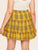 Plus Tiered Layer Plaid Skirt