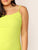 Plus Neon Yellow Rib-knit Bodycon Cami Dress