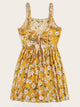 Plus Daisy Print Frill Trim Slip Sundress