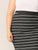 SHEIN Plus Striped Rib-knit Pencil Skirt