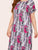 Plus Abstract Print Maxi Dress