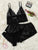 Plus Lace Lingerie Set With Satin Shorts 3pack