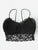 Plus Floral Lace Overlay Bralette