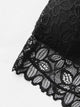 Plus Floral Lace Overlay Bralette