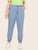 Plus Button Front Solid Jeans